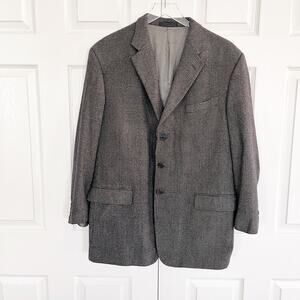Monsieur by Givenchy Vintage Houndstooth Wool Sports Coat